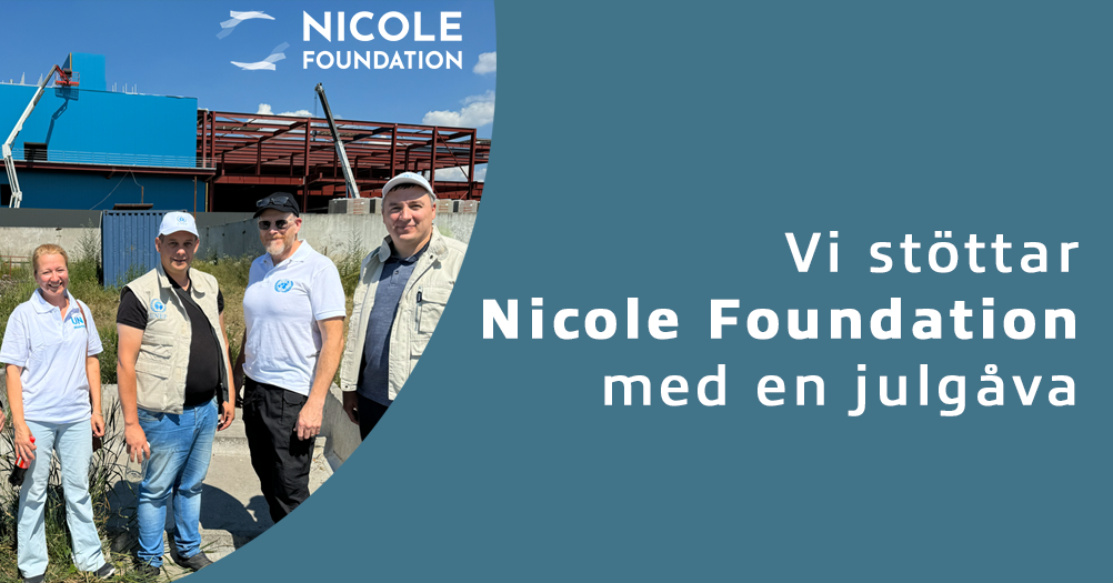 Julgåva till Nicole Foundation